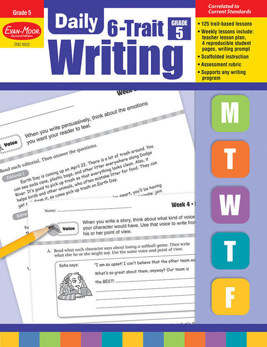 Daily 6 Trait Writing Gr5 TE (EMC6025)