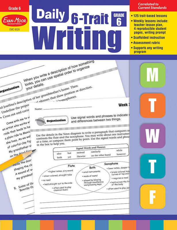 Daily 6 Trait Writing Gr6 TE (EMC6026)