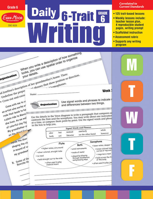 Daily 6 Trait Writing Gr6 TE (EMC6026)