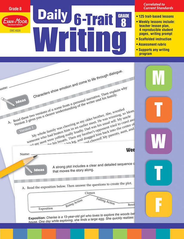 Daily 6 Trait Writing Gr8 TE (EMC6028)