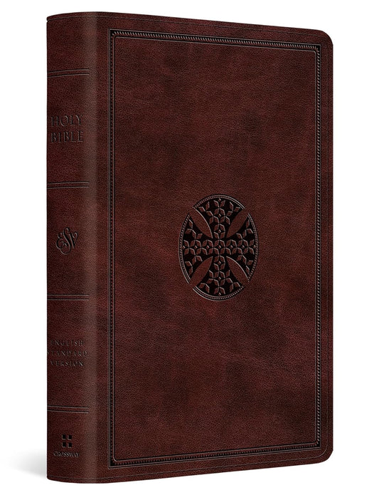 ESV Large Print Bible Mahogany (K467)