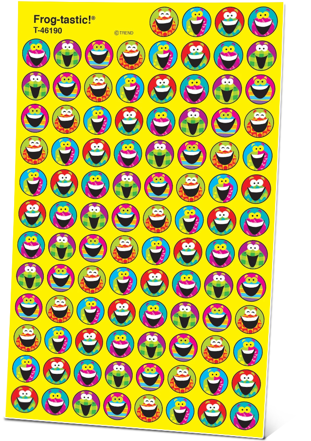 Tropical Frogs Stickers (E347)