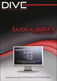 Saxon Math Algebra 2 Kit & Solution Manual & DIVE