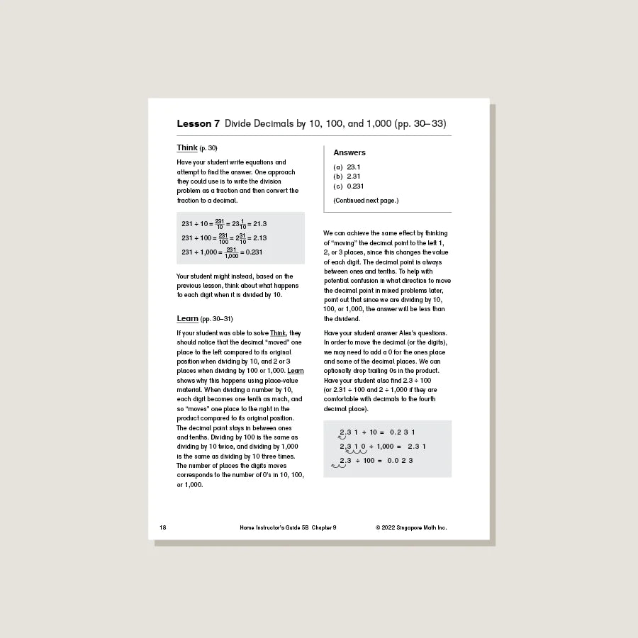 Dimensions Home Instructor 5B (G959)