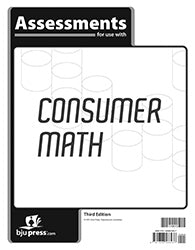 Consumer Math Assessments (3rd ed.) (BJ518613)