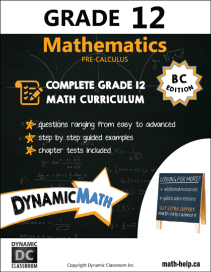 Dynamic Math Grade 12 Workbook (BC) (G212BC)