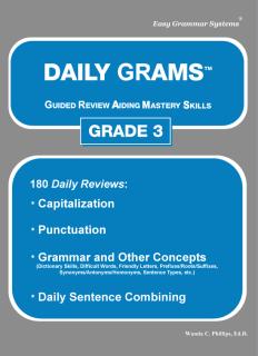 Daily Grams Grade 3 Teachers Edition (C291)