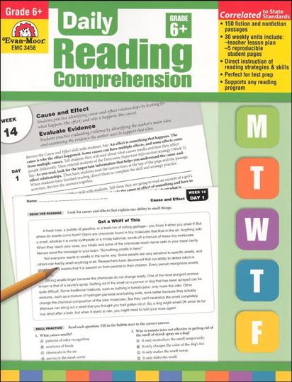 Daily Reading Comprehension - Grade 6 (EMC3616)