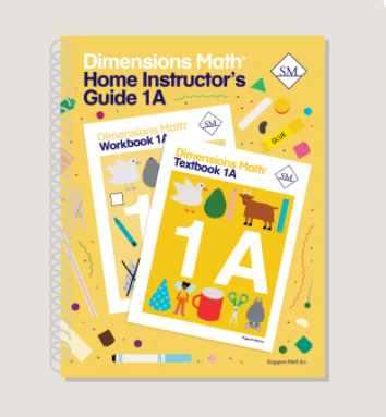 Dimensions Math Home Instructor's Guide 1A (G950)