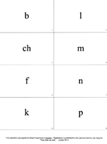 French Phonogram Cards (F402)