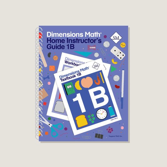 Dimensions Math Home Instructor's Guide 1B (G951)
