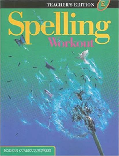 Spelling Workout E Teacher's Guide (C605)