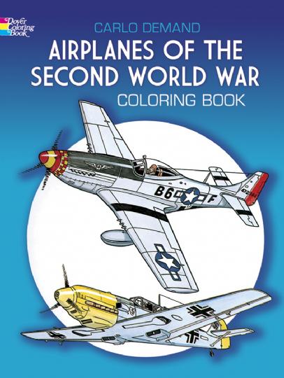 Airplanes of the 2nd World War Coloring Book (CB102)