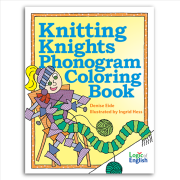 Knitting Knights Phonogram Coloring Book (E498)
