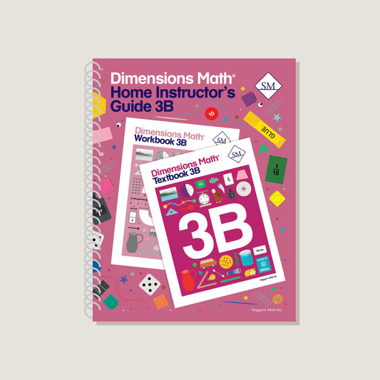 Dimensions Math Home Instructor's Guide 3B (G955)