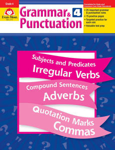 Grammar & Punctuation, Grade 4 (EMC2714)