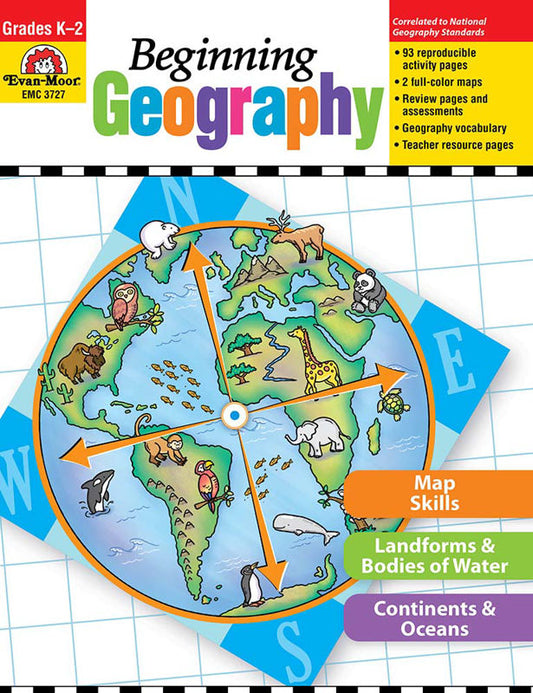 Beginning Geography, Grades K-2 (EMC3727)