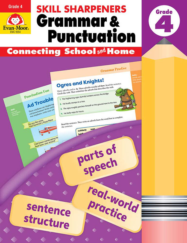 Grammar & Punctuation 4 Skill Sharpeners (EMC9954)