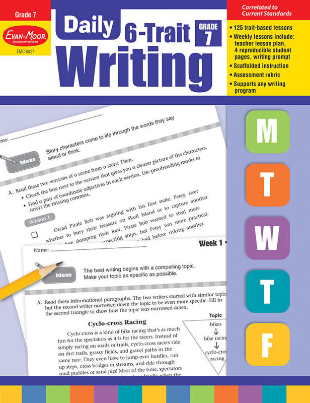 Daily 6 Trait Writing Gr7 TE (EMC6027)