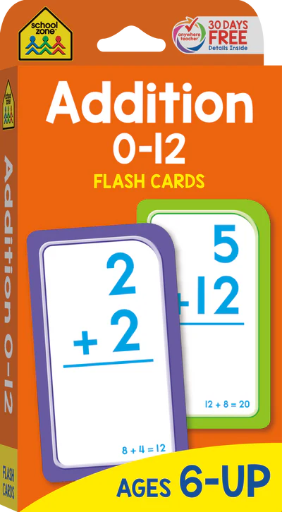 Addition 0-12 Flash Cards (G452)