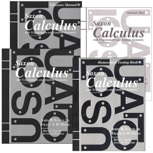 Saxon Calculus Complete Kit with Solutions Manual & DIVE CD (G189)