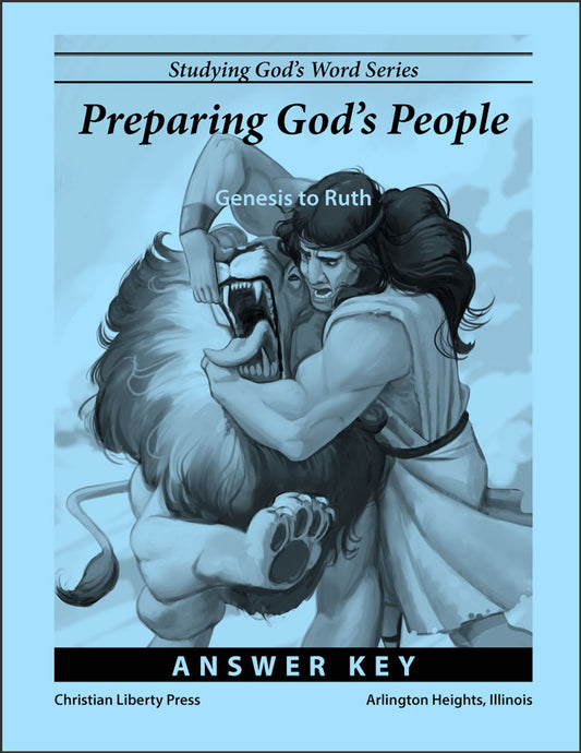 Preparing God's People - Answer Key (K812)