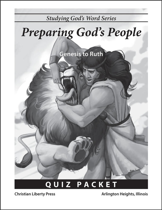 Preparing God's People - Quiz Packet (K811)