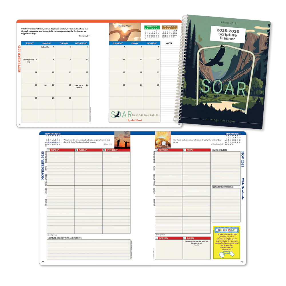 Large Secondary Scripture Planner ESV (A563)