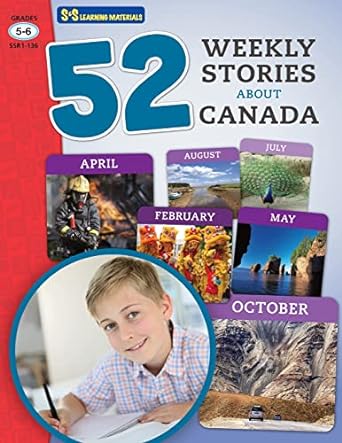 52 Weekly Stories About Canada Grade 5-6 (C662)