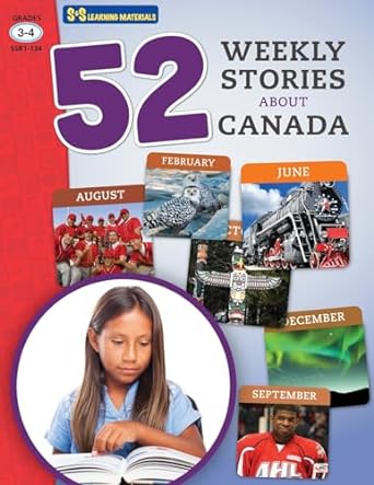 52 Weekly Stories About Canada Grade 3-4 (C660)