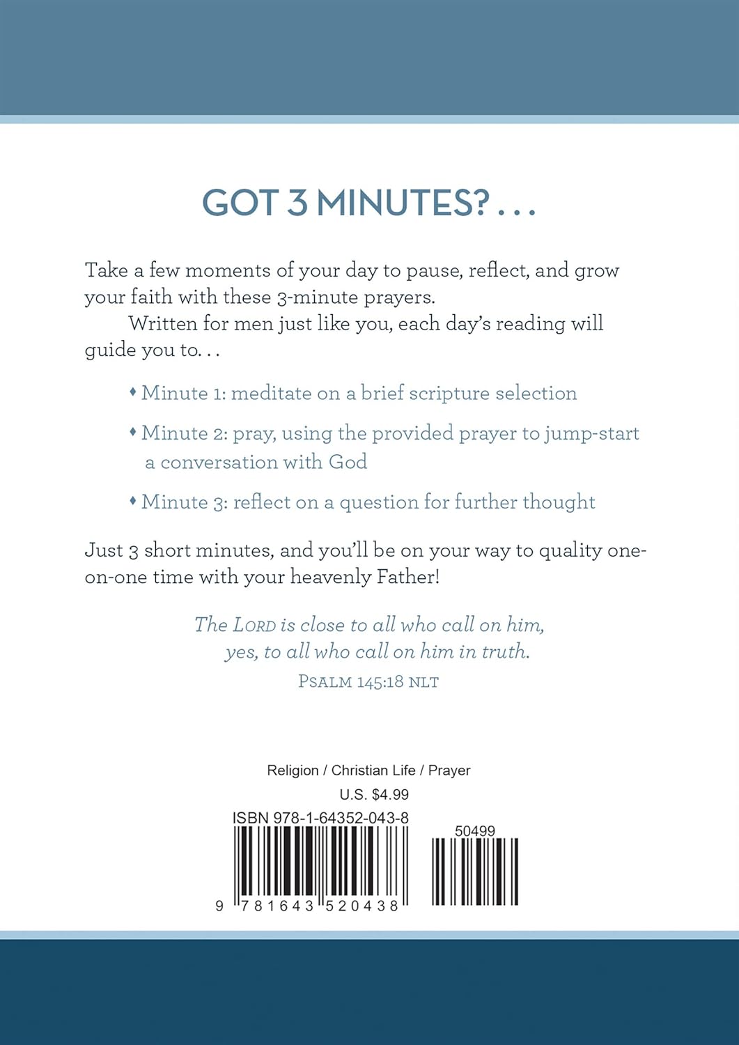 3 Minute Prayers for Men