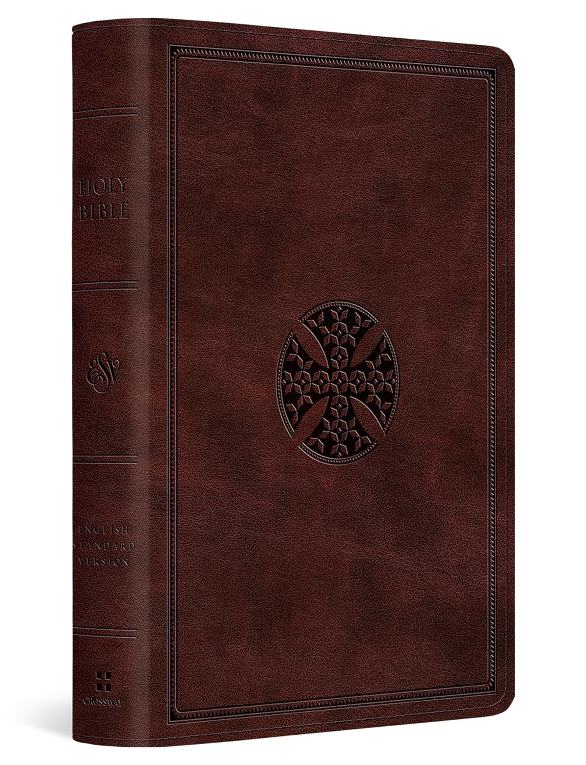 ESV Large Print Bible Mahogany (K467)
