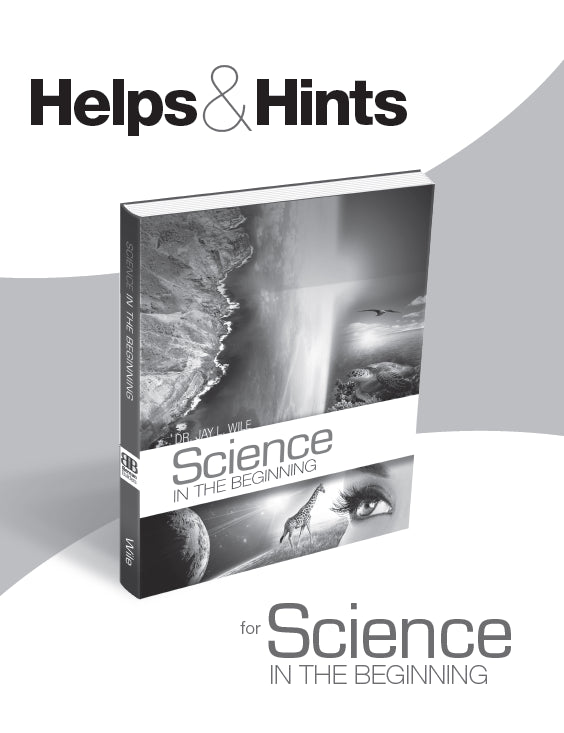 Helps & Hints for Science in the Beginning (H801)