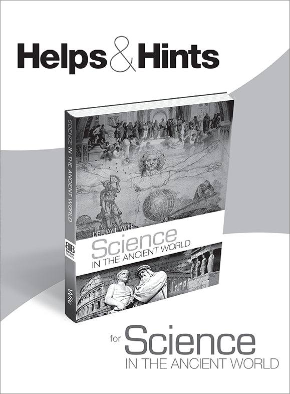 Helps & Hints for Science in the Ancient World (H803)