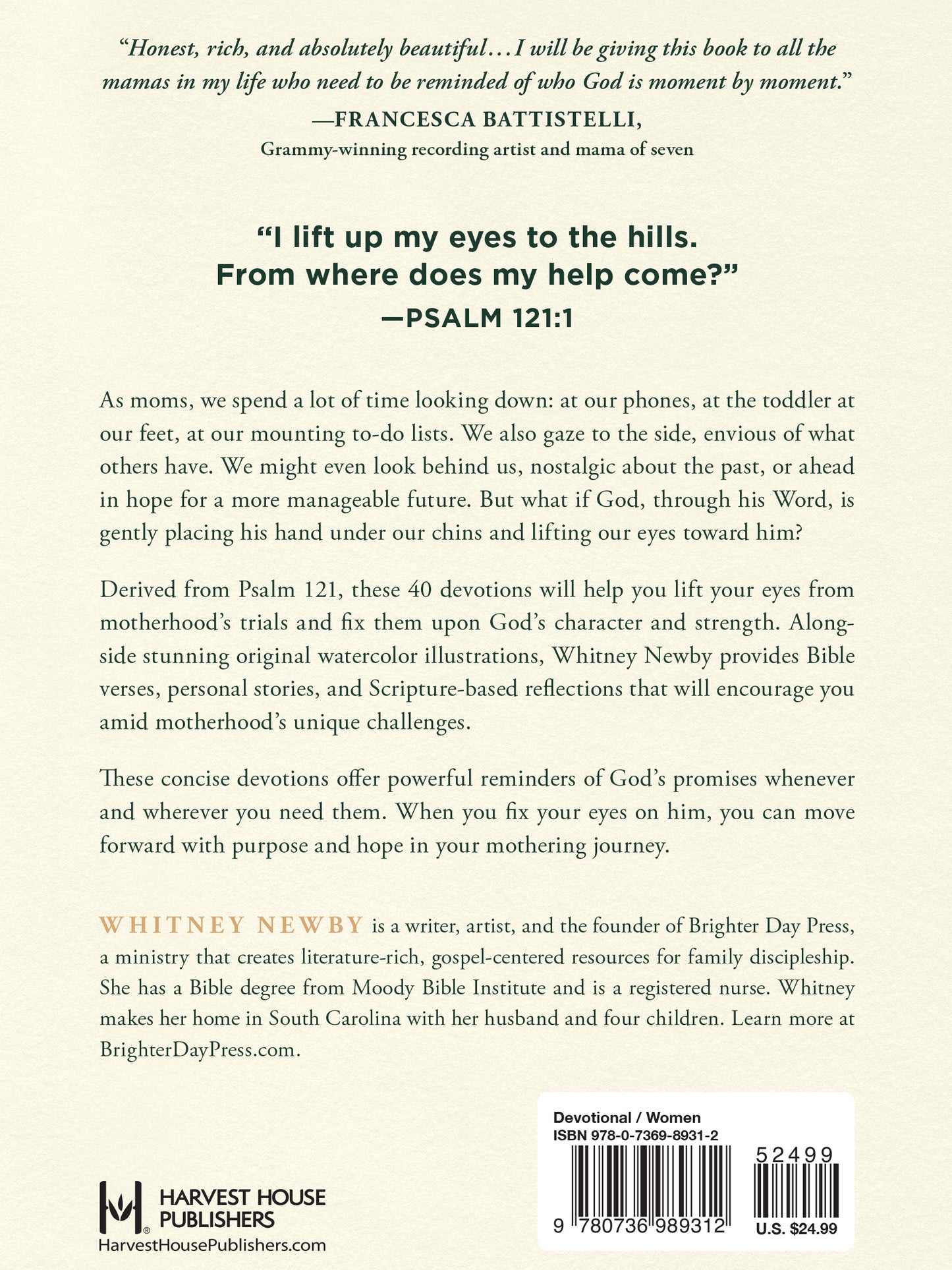 Lift Your Eyes: Daily Invitations to Behold Christ in Motherhood