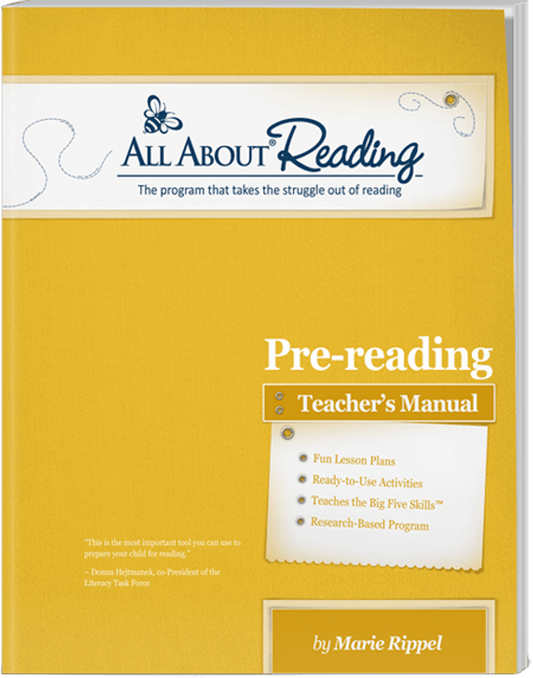 All About Reading Pre-Reading Teacher's Manual (E333)