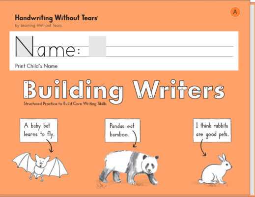 Building Writers A (E540)