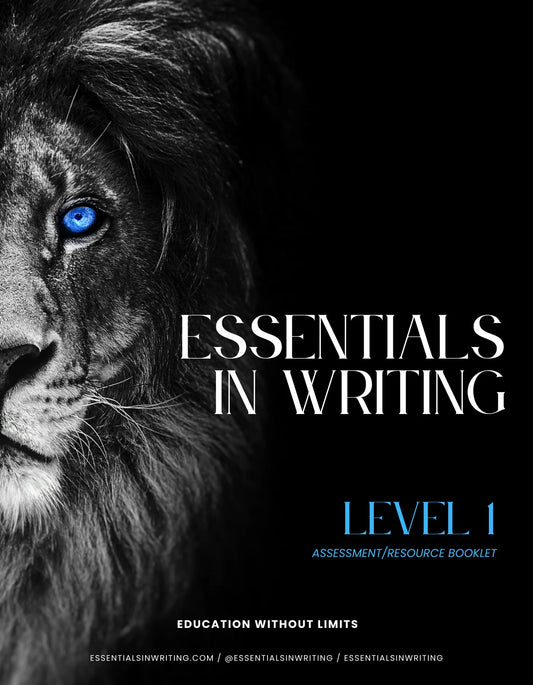 Essentials in Writing Level 1 Assessment/Resource Booklet (C9925)