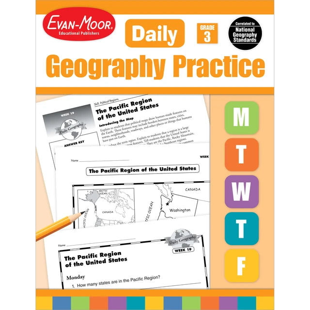 Daily Geography Practice, Grade 3
