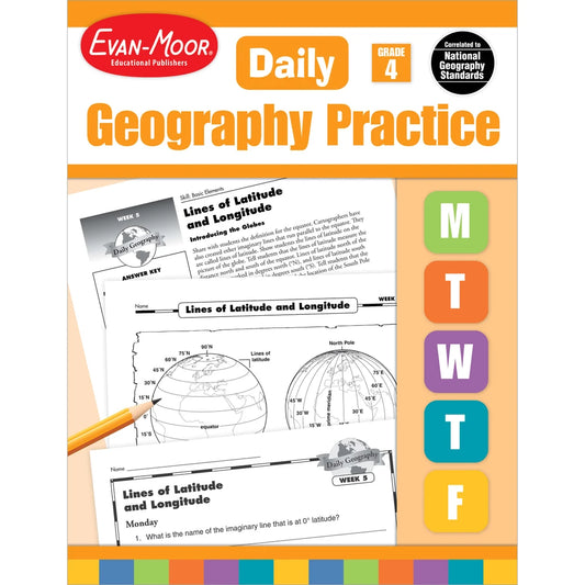 Daily Geography Practice, Grade 4