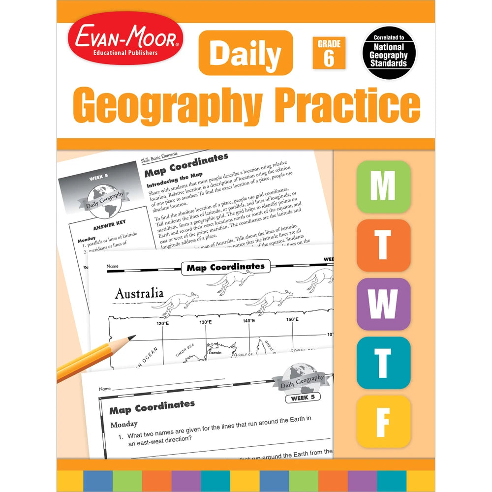 Daily Geography Practice Grade 6