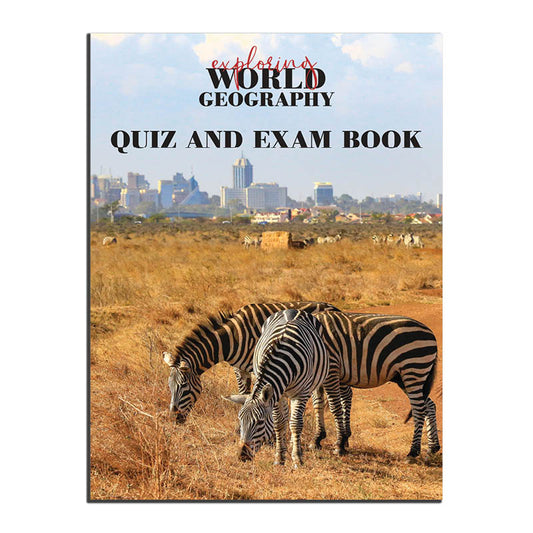 Exploring World Geography Quiz and Exam Book (J685)