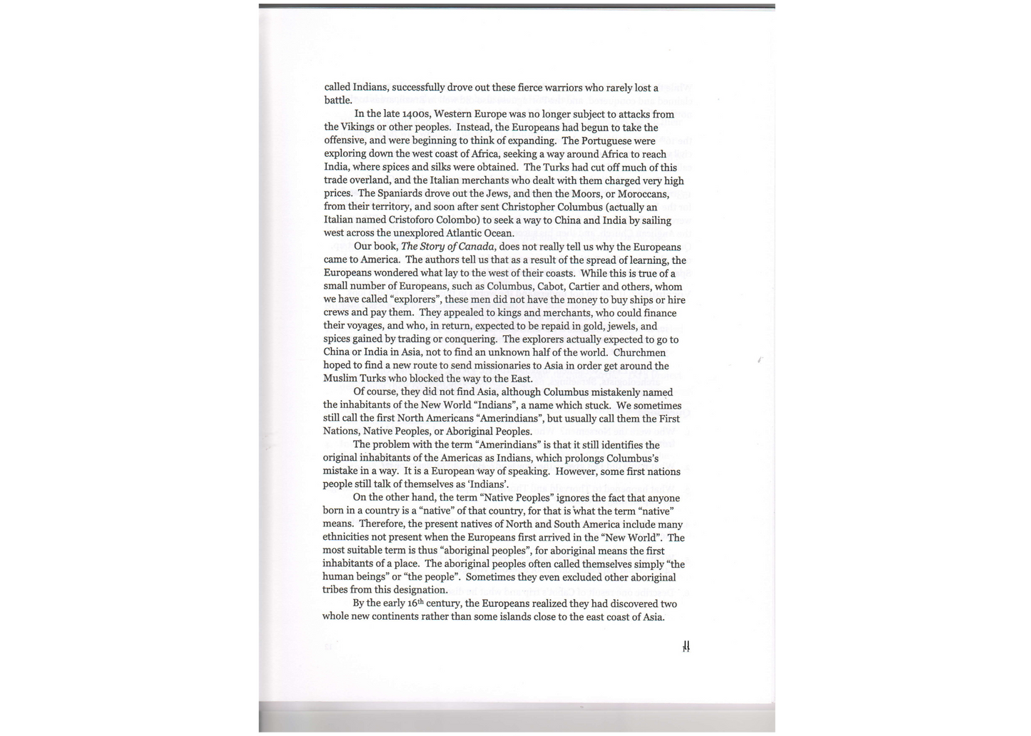 Canada, Our Story - Study Guide to the Story Of Canada (J461)