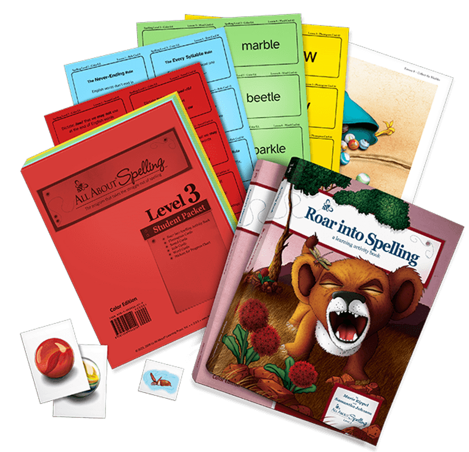 All About Spelling Level 3 Complete Package - Colour Ed. (C516)