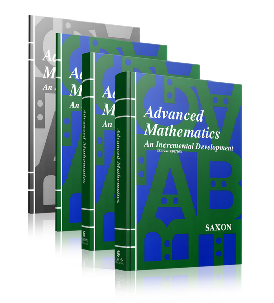 Saxon Advanced Math Complete Kit with Solutions Manual & DIVE CD (G187)