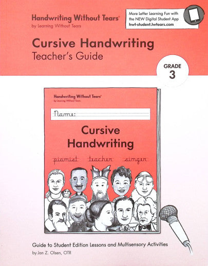 Cursive Handwriting Teacher's Guide (C454)