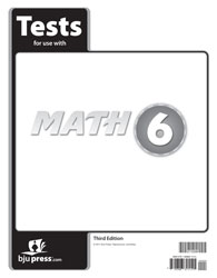 Math 6 Tests (BJ275339)