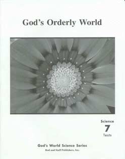 God's Orderly World - Grade 7 Tests (RS14791)
