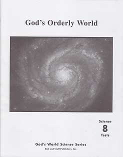 God's Orderly World - Grade 8 Tests (RS14811)