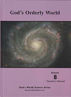 God's Orderly World - Grade 8 Teacher's Manual (RS14891)